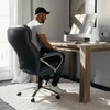 image:imageFlash Furniture HERCULES Series Big amp Tall 500 lb Rated Black LeatherSoft Executive Swivel Ergonomic Office Chair with Extra Wide SeatBlack
