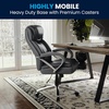 image:imageFlash Furniture HERCULES Series Big amp Tall 500 lb Rated Black LeatherSoft Executive Swivel Ergonomic Office Chair with Extra Wide SeatBlack