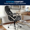 image:imageFlash Furniture HERCULES Series Big amp Tall 500 lb Rated Black LeatherSoft Executive Swivel Ergonomic Office Chair with Extra Wide SeatBlack