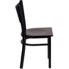 image:imageFlash Furniture HERCULES Series Black Coffee Back Metal Restaurant Chair  Cherry Wood SeatBlack