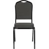 image:imageFlash Furniture HERCULES Series Crown Back Stacking Banquet Chair in Navy Blue Dot Patterned Fabric  Gold Vein FrameBlack Dot Patterned FabricBlack Frame