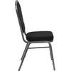 image:imageFlash Furniture HERCULES Series Crown Back Stacking Banquet Chair in Navy Blue Dot Patterned Fabric  Gold Vein FrameBlack Dot Patterned FabricSilver Vein Frame