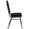 image:imageFlash Furniture HERCULES Series Crown Back Stacking Banquet Chair in Navy Blue Dot Patterned Fabric  Gold Vein FrameBlack Dot Patterned FabricSilver Vein Frame