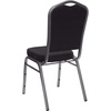 image:imageFlash Furniture HERCULES Series Crown Back Stacking Banquet Chair in Navy Blue Dot Patterned Fabric  Gold Vein FrameBlack Dot Patterned FabricSilver Vein Frame