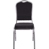 image:imageFlash Furniture HERCULES Series Crown Back Stacking Banquet Chair in Navy Blue Dot Patterned Fabric  Gold Vein FrameBlack Dot Patterned FabricSilver Vein Frame