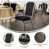 image:imageFlash Furniture HERCULES Series Crown Back Stacking Banquet Chair in Navy Blue Dot Patterned Fabric  Gold Vein FrameBlack FabricSilver Vein Frame