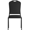 image:imageFlash Furniture HERCULES Series Crown Back Stacking Banquet Chair in Navy Blue Dot Patterned Fabric  Gold Vein FrameBlack VinylBlack Frame