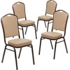 image:imageFlash Furniture HERCULES Series Crown Back Stacking Banquet Chair in Navy Blue Dot Patterned Fabric  Gold Vein FrameBurgundy FabricSilver Vein Frame