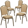 image:imageFlash Furniture HERCULES Series Crown Back Stacking Banquet Chair in Navy Blue Dot Patterned Fabric  Gold Vein FrameBurgundy FabricSilver Vein Frame