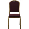 image:imageFlash Furniture HERCULES Series Crown Back Stacking Banquet Chair in Navy Blue Dot Patterned Fabric  Gold Vein FrameBurgundy Patterned FabricGold Frame