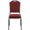 image:imageFlash Furniture HERCULES Series Crown Back Stacking Banquet Chair in Navy Blue Dot Patterned Fabric  Gold Vein FrameBurgundy Patterned FabricSilver Vein Frame