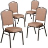 image:imageFlash Furniture HERCULES Series Crown Back Stacking Banquet Chair in Navy Blue Dot Patterned Fabric  Gold Vein FrameGold Diamond Patterned FabricGold Vein Frame