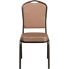image:imageFlash Furniture HERCULES Series Crown Back Stacking Banquet Chair in Navy Blue Dot Patterned Fabric  Gold Vein FrameGold Diamond Patterned FabricGold Vein Frame