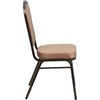 image:imageFlash Furniture HERCULES Series Crown Back Stacking Banquet Chair in Navy Blue Dot Patterned Fabric  Gold Vein FrameGold Diamond Patterned FabricGold Vein Frame