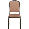 image:imageFlash Furniture HERCULES Series Crown Back Stacking Banquet Chair in Navy Blue Dot Patterned Fabric  Gold Vein FrameGold Diamond Patterned FabricGold Vein Frame