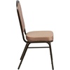 image:imageFlash Furniture HERCULES Series Crown Back Stacking Banquet Chair in Navy Blue Dot Patterned Fabric  Gold Vein FrameGold Diamond Patterned FabricGold Vein Frame