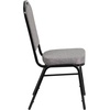 image:imageFlash Furniture HERCULES Series Crown Back Stacking Banquet Chair in Navy Blue Dot Patterned Fabric  Gold Vein FrameGray FabricBlack Frame