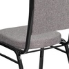 image:imageFlash Furniture HERCULES Series Crown Back Stacking Banquet Chair in Navy Blue Dot Patterned Fabric  Gold Vein FrameGray FabricBlack Frame