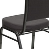 image:imageFlash Furniture HERCULES Series Crown Back Stacking Banquet Chair in Navy Blue Dot Patterned Fabric  Gold Vein FrameGray FabricSilver Vein Frame