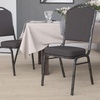 image:imageFlash Furniture HERCULES Series Crown Back Stacking Banquet Chair in Navy Blue Dot Patterned Fabric  Gold Vein FrameGray FabricSilver Vein Frame