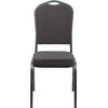 image:imageFlash Furniture HERCULES Series Crown Back Stacking Banquet Chair in Navy Blue Dot Patterned Fabric  Gold Vein FrameGray FabricSilver Vein Frame