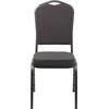 image:imageFlash Furniture HERCULES Series Crown Back Stacking Banquet Chair in Navy Blue Dot Patterned Fabric  Gold Vein FrameGray FabricSilver Vein Frame