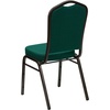 image:imageFlash Furniture HERCULES Series Crown Back Stacking Banquet Chair in Navy Blue Dot Patterned Fabric  Gold Vein FrameGreen FabricGold Vein Frame