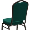 image:imageFlash Furniture HERCULES Series Crown Back Stacking Banquet Chair in Navy Blue Dot Patterned Fabric  Gold Vein FrameGreen FabricGold Vein Frame