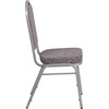 image:imageFlash Furniture HERCULES Series Crown Back Stacking Banquet Chair in Navy Blue Dot Patterned Fabric  Gold Vein FrameHerringbone FabricSilver Frame