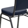 image:imageFlash Furniture HERCULES Series Crown Back Stacking Banquet Chair in Navy Blue Dot Patterned Fabric  Gold Vein FrameNavy VinylSilver Vein Frame