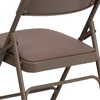 image:imageFlash Furniture HERCULES Series Curved Triple Braced amp Double Hinged Beige Vinyl Metal Folding ChairBeige FabricBeige Frame