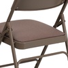 image:imageFlash Furniture HERCULES Series Curved Triple Braced amp Double Hinged Beige Vinyl Metal Folding ChairBeige FabricBeige Frame