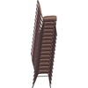 image:imageFlash Furniture HERCULES Series Teardrop Back Stacking Banquet Chair in Black Patterned Fabric  Silver Vein FrameBrown Patterned FabricCopper Vein Frame