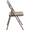 image:imageFlash Furniture HERCULES Series Triple Braced amp Double Hinged Red Metal Folding ChairBeige