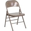 image:imageFlash Furniture HERCULES Series Triple Braced amp Double Hinged Red Metal Folding ChairBeige