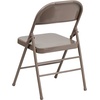 image:imageFlash Furniture HERCULES Series Triple Braced amp Double Hinged Red Metal Folding ChairBeige
