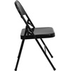 image:imageFlash Furniture HERCULES Series Triple Braced amp Double Hinged Red Metal Folding ChairBlack