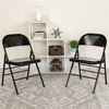 image:imageFlash Furniture HERCULES Series Triple Braced amp Double Hinged Red Metal Folding ChairBlack