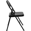 image:imageFlash Furniture HERCULES Series Triple Braced amp Double Hinged Red Metal Folding ChairBlack