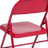 image:imageFlash Furniture HERCULES Series Triple Braced amp Double Hinged Red Metal Folding ChairRed