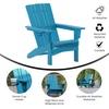 image:imageFlash Furniture Halifax Adirondack Chair with Cup Holder Weather Resistant Poly Resin Adirondack Chair RedBlue