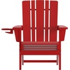 image:imageFlash Furniture Halifax Adirondack Chair with Cup Holder Weather Resistant Poly Resin Adirondack Chair RedRed
