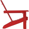 image:imageFlash Furniture Halifax Adirondack Chair with Cup Holder Weather Resistant Poly Resin Adirondack Chair RedRed
