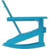 image:imageFlash Furniture Halifax Adirondack Rocking Chair with Cup Holder Weather Resistant Poly Resin Adirondack Rocking Chair BlueBlue