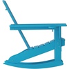 image:imageFlash Furniture Halifax Adirondack Rocking Chair with Cup Holder Weather Resistant Poly Resin Adirondack Rocking Chair BlueBlue