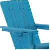 image:imageFlash Furniture Halifax Adirondack Rocking Chair with Cup Holder Weather Resistant Poly Resin Adirondack Rocking Chair BlueBlue