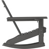 image:imageFlash Furniture Halifax Adirondack Rocking Chair with Cup Holder Weather Resistant Poly Resin Adirondack Rocking Chair BlueGrey