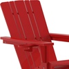image:imageFlash Furniture Halifax Adirondack Rocking Chair with Cup Holder Weather Resistant Poly Resin Adirondack Rocking Chair BlueRed