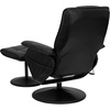 image:imageFlash Furniture Hall Massaging Heat Controlled Adjustable Recliner and Ottoman with Wrapped Base in Black LeatherSoftBlack