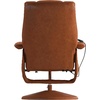 image:imageFlash Furniture Hall Massaging Heat Controlled Adjustable Recliner and Ottoman with Wrapped Base in Black LeatherSoftBrown